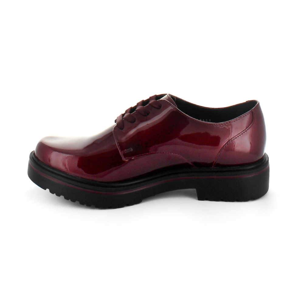 Zapato Flexi de Dama Casual charol vino Estilo 32901 - Zapatería Gaby  Moroleón